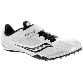 Saucony Spitfire 2 Sprint Spike Saucony Mens Running Shoes White/Black