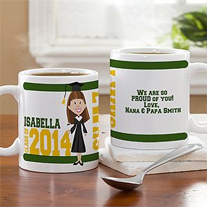 Graduation Characters Personalized Graduation Coffee Mug