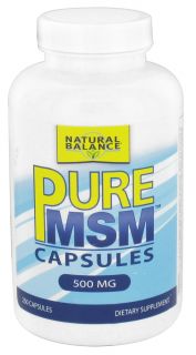 Natural Balance   Pure MSM 500 mg.   250 Capsules (Formerly Trimedica)