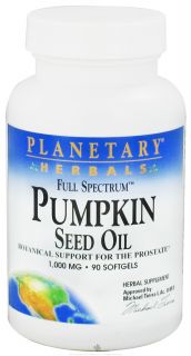 Planetary Herbals   Pumpkin Seed Oil Full Spectrum 1000 mg.   90 Softgels