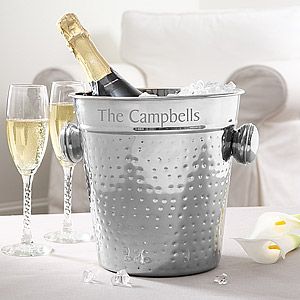 Stainless Steel Personalized Ice Bucket
