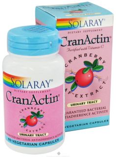 Solaray   CranActin Cranberry AF Extract 400 mg.   60 Capsules