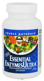 Source Naturals   Essential Enzymes Ultra   120 Vegetarian Capsules