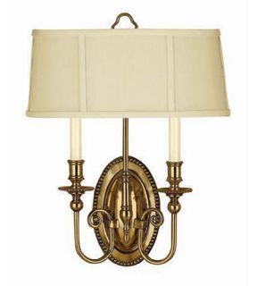 Cambridge 2 Light Wall Sconces in Burnished Brass 3610BB