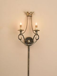 Anise 2 Light Wall Sconces in Barcelona Gold/Gold Leaf/Silver 5010