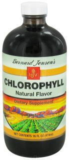 Bernard Jensen   Chlorophyll Liquid Natural Flavor 70 mg.   16 oz.