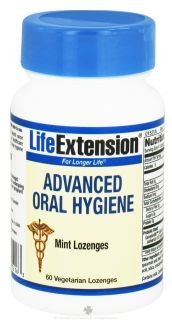 Life Extension   Advanced Oral Hygiene Mint   60 Vegetarian Lozenges