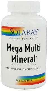 Solaray   Mega Multi Mineral   200 Capsules