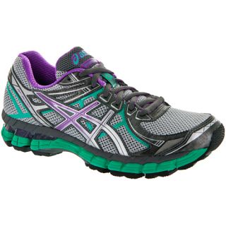 ASICS GT 2000 2 Trail ASICS Womens Running Shoes Titanium/Purple/Emerald