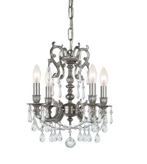 Gramercy 4 Light Mini Chandeliers in Pewter 5524 PW CL SAQ