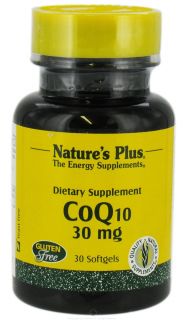 Natures Plus   CoQ10 30 mg.   30 Softgels