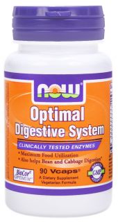 NOW Foods   Optimum Digestive System   90 Vegetarian Capsules