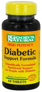 Good N Natural   High Potency Diabetic Support Formula   60 Tablets
