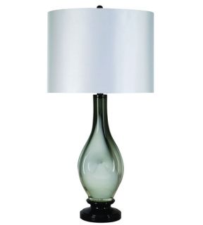 Dorian 1 Light Table Lamps in Ebony Lacquer TT5100