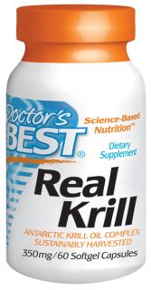 Doctors Best   Real Krill Antarctic Krill Oil Complex 350 mg.   60 Softgels