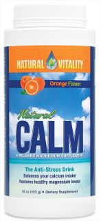 Natural Vitality   Natural Calm Anti Stress Drink Orange Flavor   16 oz.
