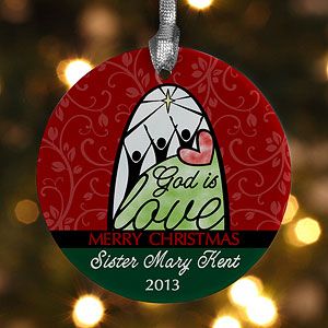 Personalized Christmas Ornaments   God Is Love