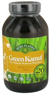 Pure Planet   Organic Raw Green Kamut Wheatgrass Juice   3.14 oz.