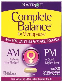 Natrol   Complete Balance Menopause AM and PM   60 Capsules