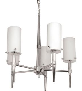 Jet 5 Light Chandeliers in Polished Chrome 60/1066
