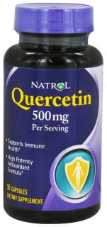 Natrol   Quercetin 500 mg.   50 Capsules