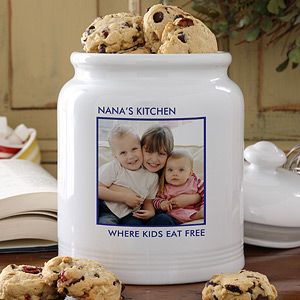 Photo Personalized Cookie Jars   Picture Perfect Single Photo