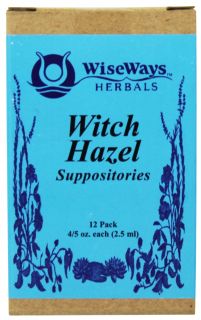 Wise Ways   Witch Hazel Suppositories   12 Pack(s)