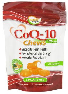 Healthy Natural Systems   CoQ 10 Chews Pineapple Mango 100 mg.   30 Chews
