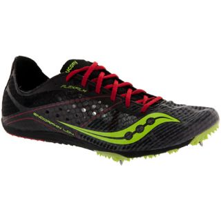 Saucony Endorphin LD4 Spike Saucony Mens Running Shoes Black/Citron/Red