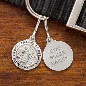 Personalized St Francis Dog Tag Medal