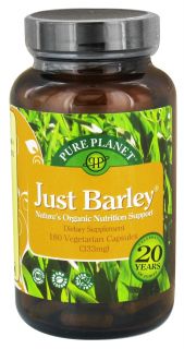 Pure Planet   Organic Raw Just Barley   180 Vegetarian Capsules
