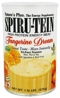Natures Plus   Spiru Tein High Protein Energy Meal Tangerine Dream   1.16 lbs.