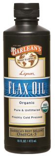 Barleans   Lignan Flax Oil 100% Organic   32 oz.