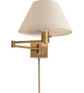 Studio Classic 1 Light Swing Arm Lights/Wall Lamps in Hand Rubbed Antique Brass 92000DHAB L