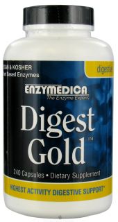 Enzymedica   Digest Gold Premium Enzyme Formula   240 Capsules