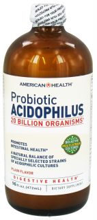 American Health   Probiotic Acidophilus Culture Plain Flavor   16 oz.