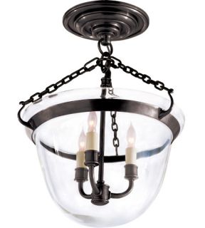 E.F. Chapman Country 3 Light Foyer Pendants in Bronze With Wax CHC2109BZ