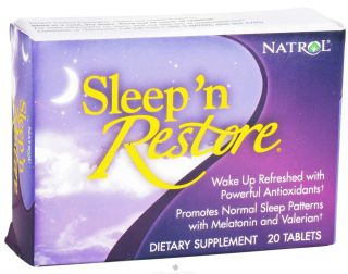 Natrol   Sleep N Restore   20 Tablets