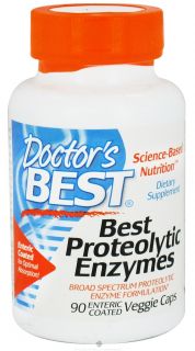 Doctors Best   Best Proteolytic Enzymes   90 Vegetarian Capsules