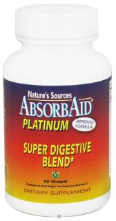 Absorbaid   Platinum Super Digestive Blend   60 Vegetarian Capsules