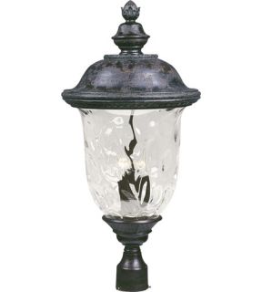 Carriage House Vx 3 Light Post Lights & Accessories in Oriental Bronze 40421WGOB
