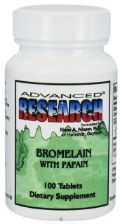 Advanced Research   Bromelain with Papain   100 Tablets