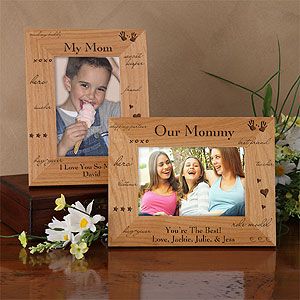 Engraved Wood Custom Picture Frame   What You Mean To Me