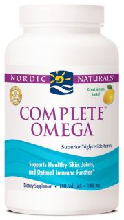 Nordic Naturals   Complete Omega Lemon 1000 mg.   180 Softgels (formerly Omega 3.6.9)