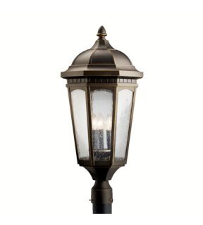 Courtyard 3 Light Post Lights & Accessories in Rubbed Bronze 9533RZ