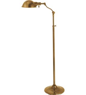 E.F. Chapman Boston 1 Light Floor Lamps in Hand Rubbed Antique Brass SL1900HAB/SLG HAB