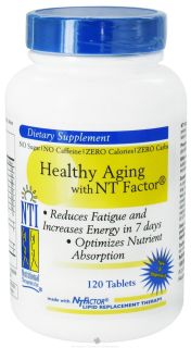 Nutritional Therapeutics   Healthy Aging with NT Factor   120 Tablets