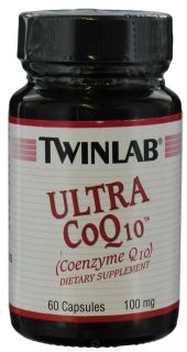 Twinlab   CoEnzyme Q 10 (Co Q 10) Ultra 100 mg.   60 Capsules