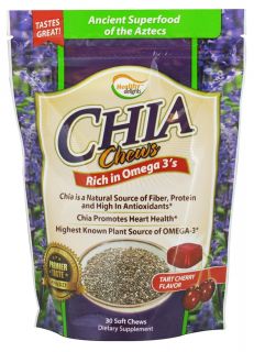 Healthy Natural Systems   Healthy Delights Chia Chews Tart Cherry   30 Chews