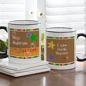 Personalized Preschool Teacher Coffee Mug